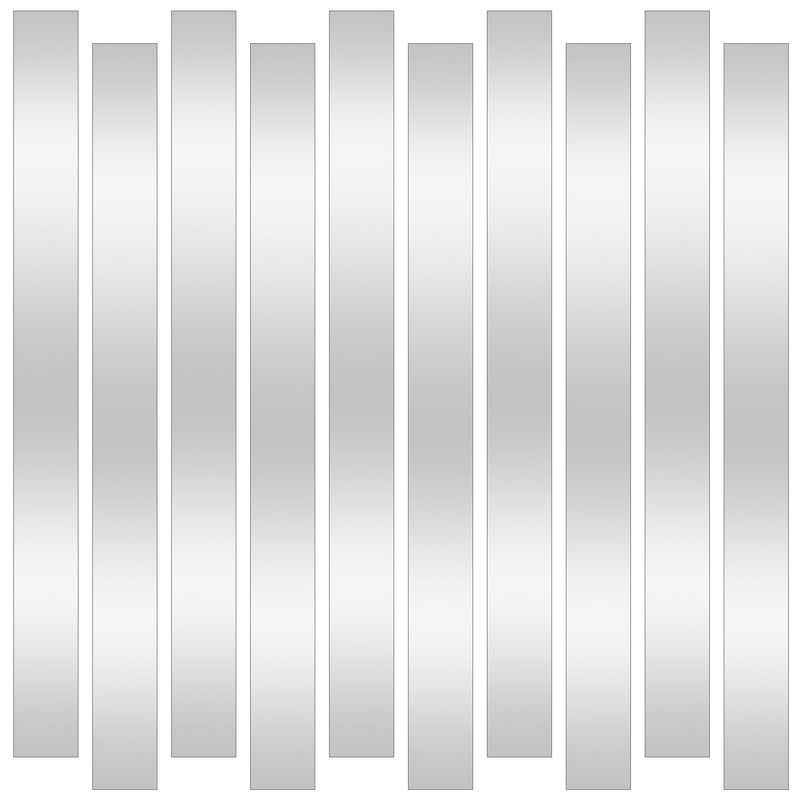 CKANDAY 10 Pcs Sheet Metal Strips,12'' Length,1'' Width, 0.02'' Thickness,Thin Flat Metal Strips, 304 Stainless Steel Gap Filler, SS Strip, Shim Stock Sheets, Steel Machine Shim - Image 1